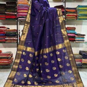 Maheshwari Style Cotton Silk Saree
