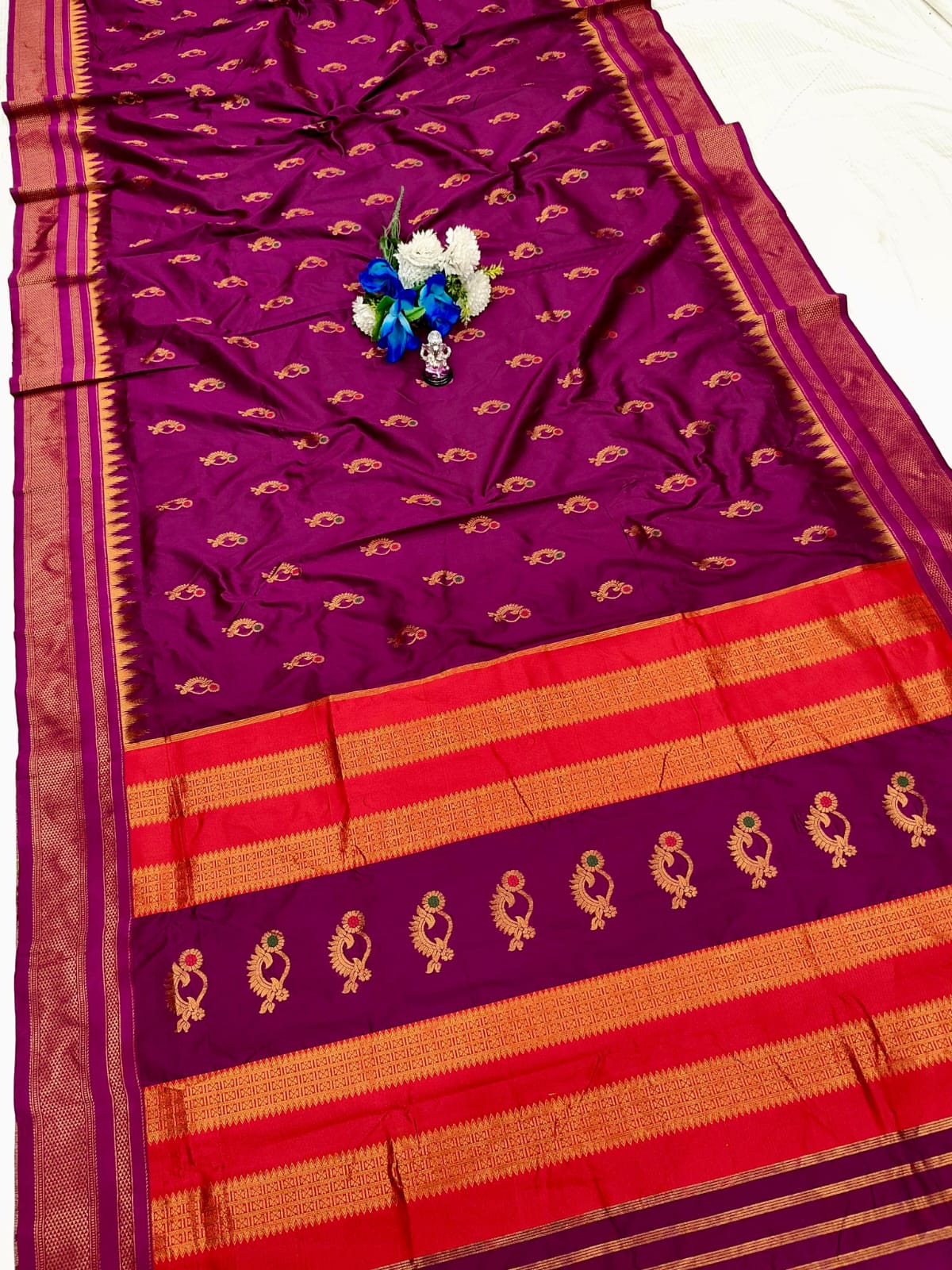 Nath Irkal Paithani - Image 11
