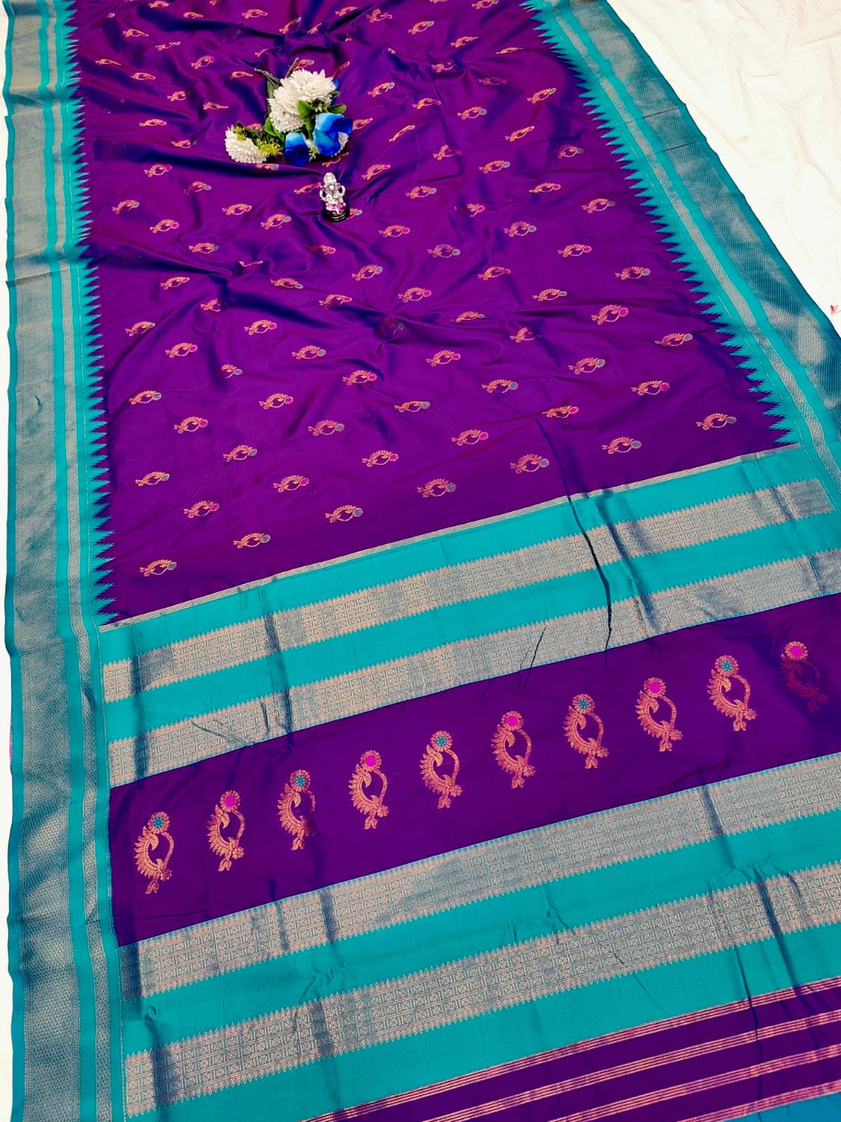 Nath Irkal Paithani - Image 13