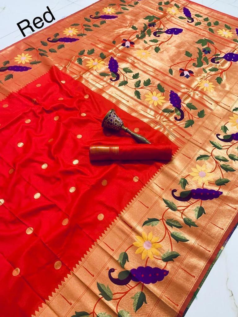 Radha Rani Brocade Paithani - Image 3