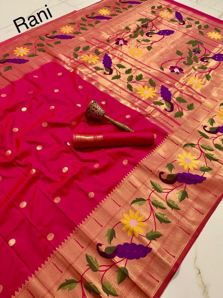 Radha Rani Brocade Paithani - Image 4
