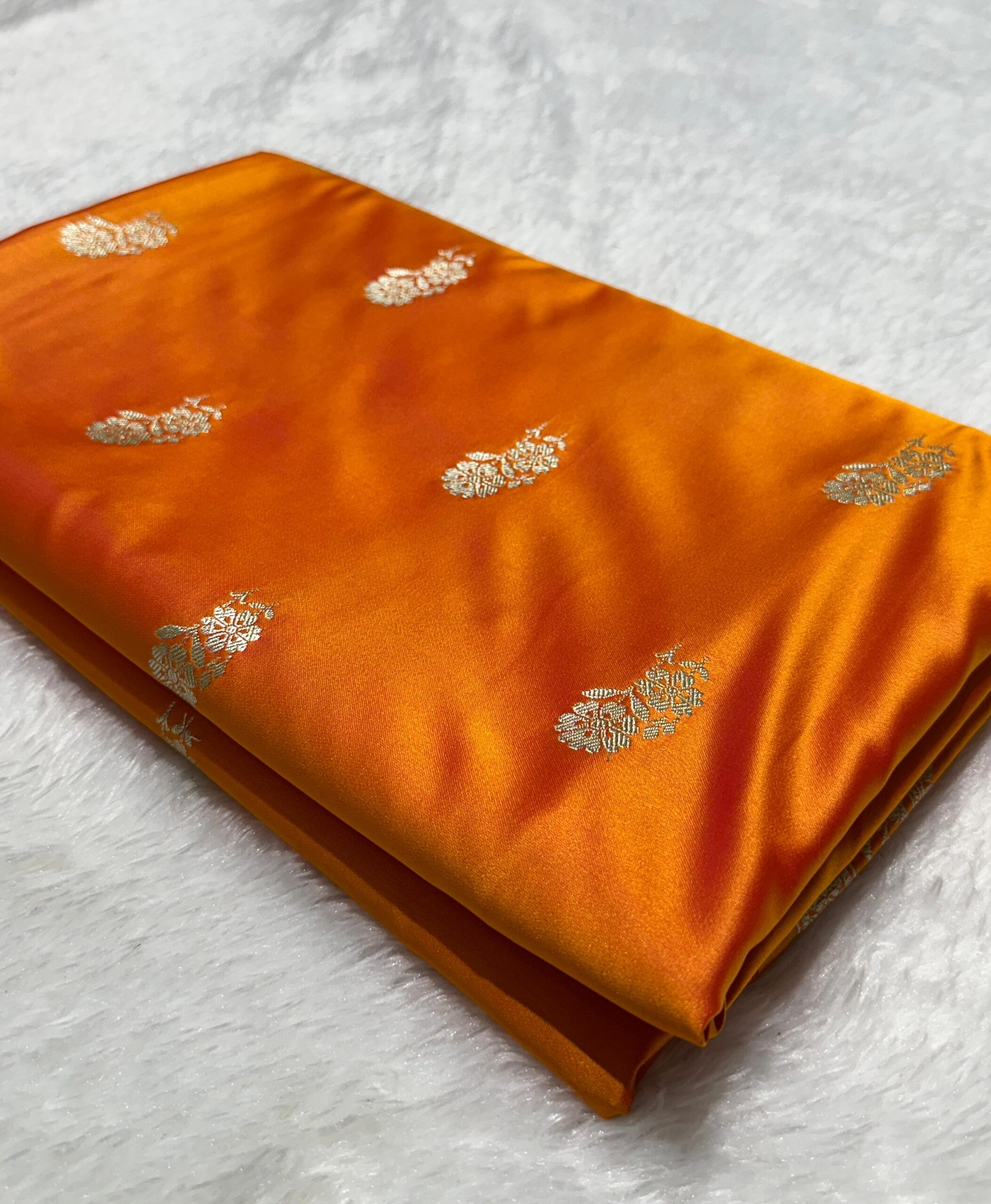 Banaras Mashru Katan Silk Saree SET 2 - Image 11