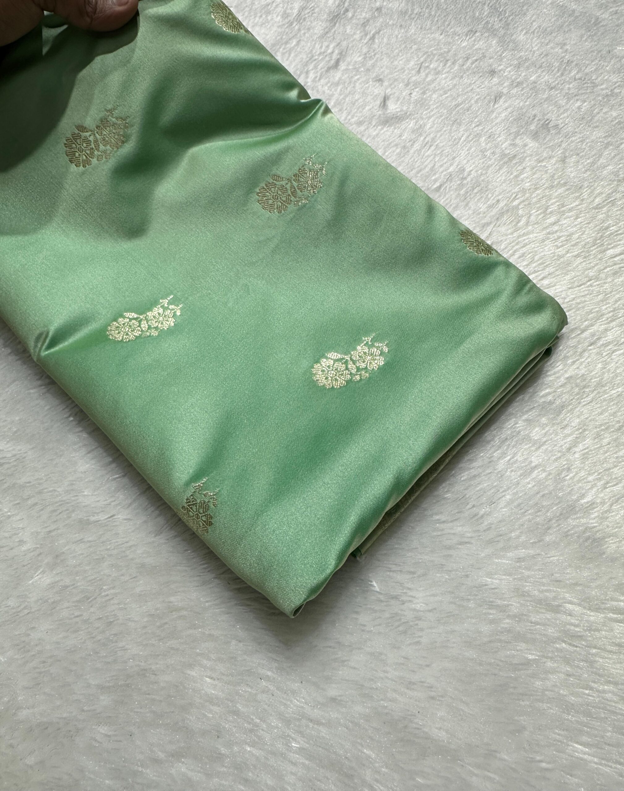 Banaras Mashru Katan Silk Saree SET 2 - Image 9