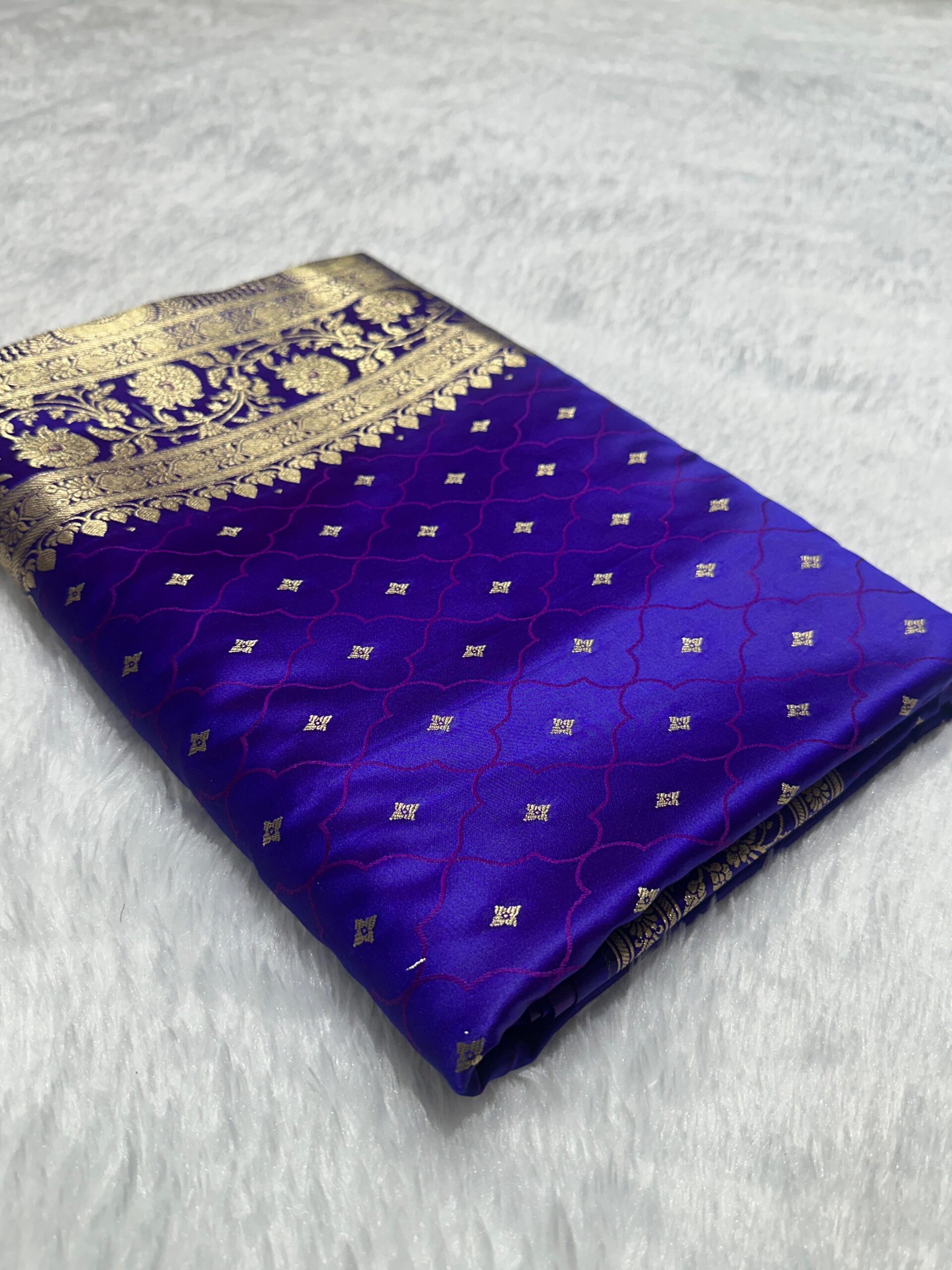 Banaras Mashru Katan Silk Saree SET 3 - Image 16