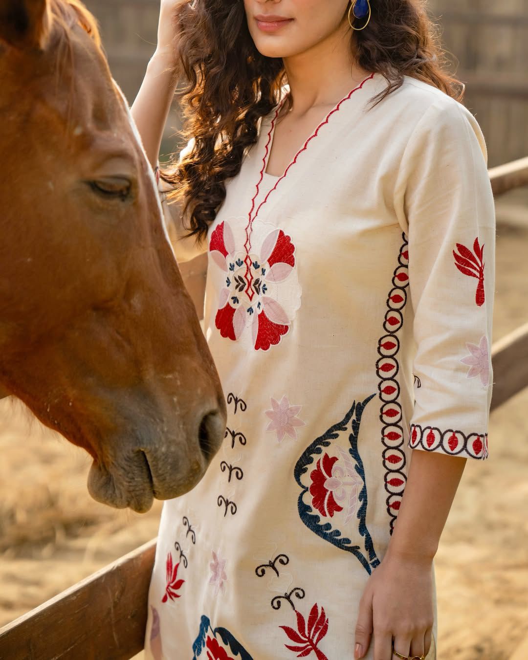 Premium Threadwork Festive Co‑ord Set - Image 2