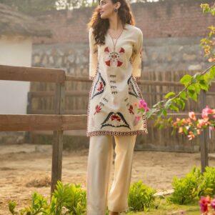 Premium Threadwork Festive Co‑ord Set