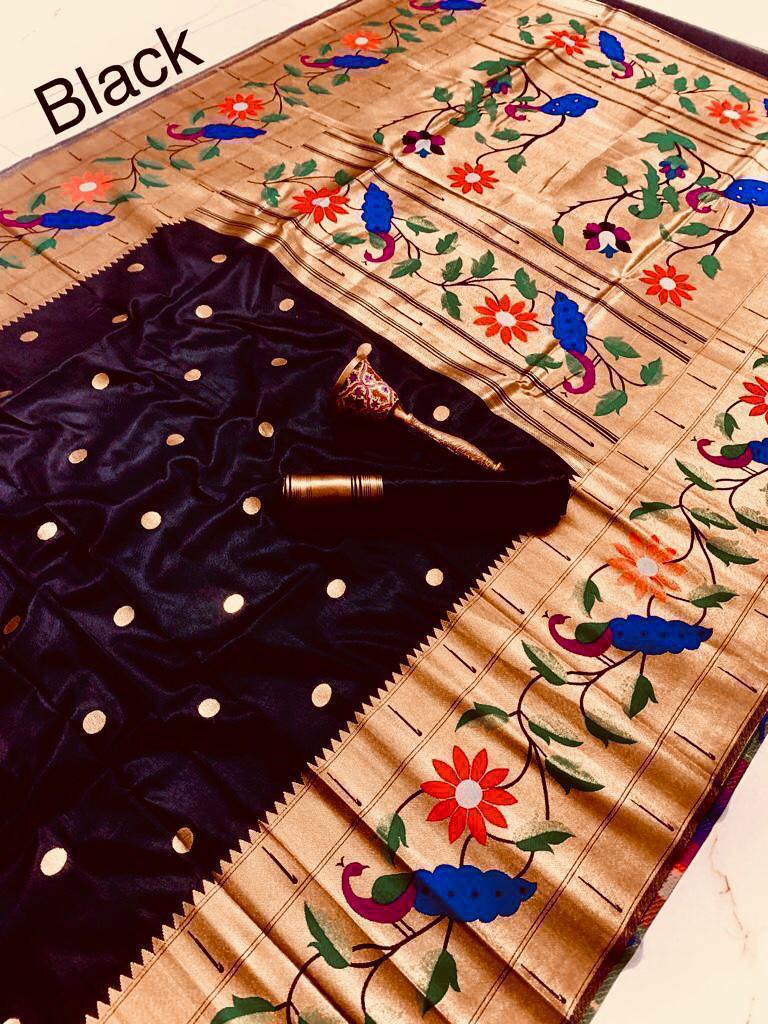 Radha Rani Brocade Paithani - Image 10