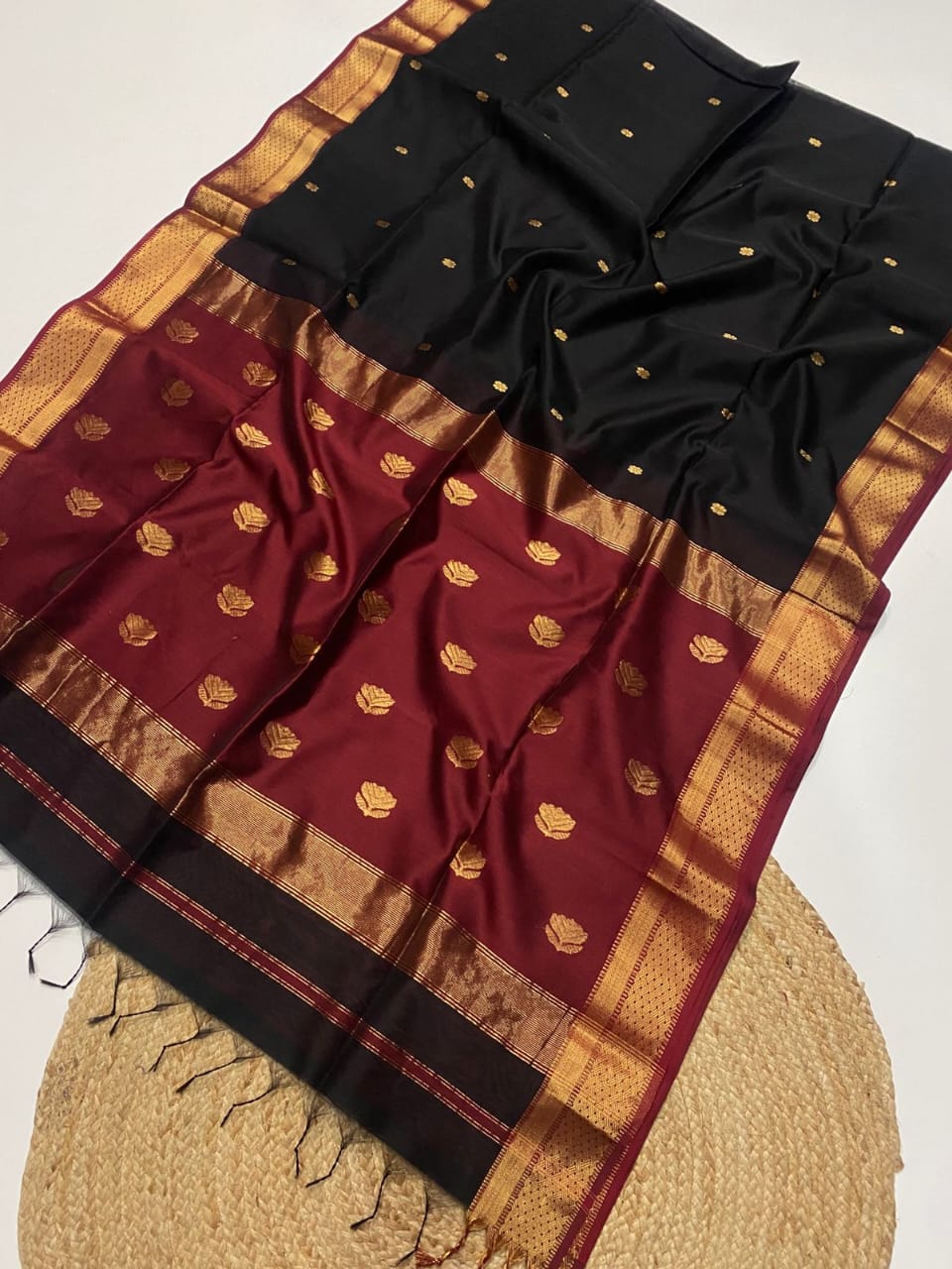 Original Maheshwari Handloom Cotton Silk Saree