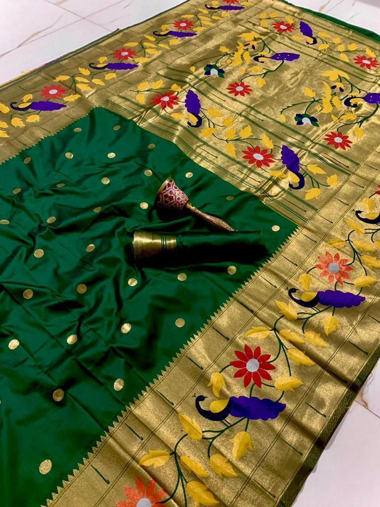 Radha Rani Brocade Paithani - Image 11